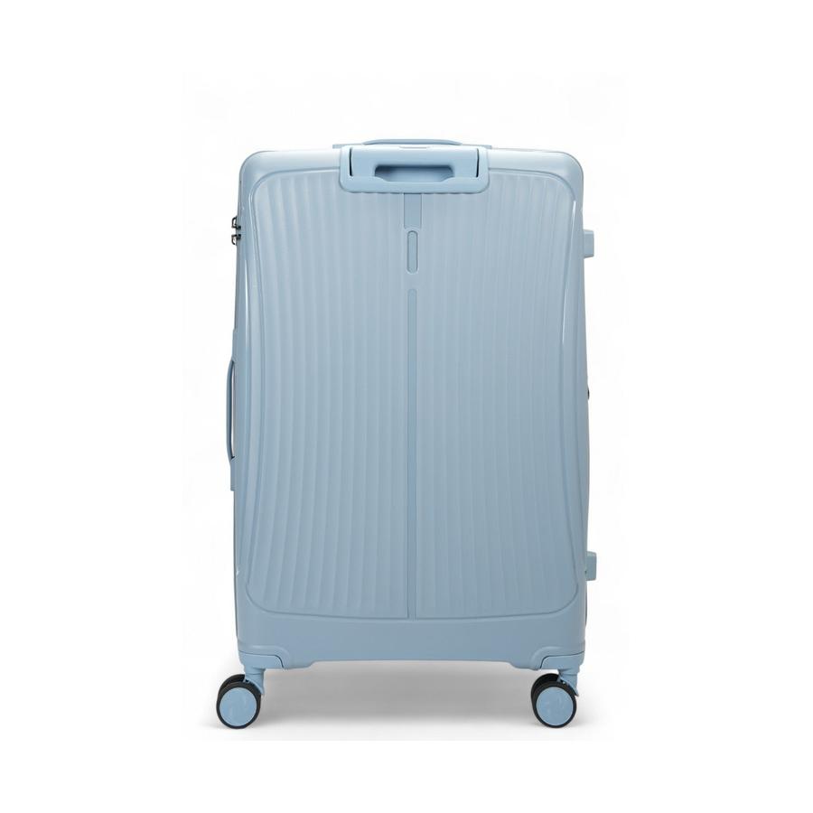 Caselite Quest 56cm, 65cm & 75cm Hardside Luggage Set Steel Blue Steel Blue