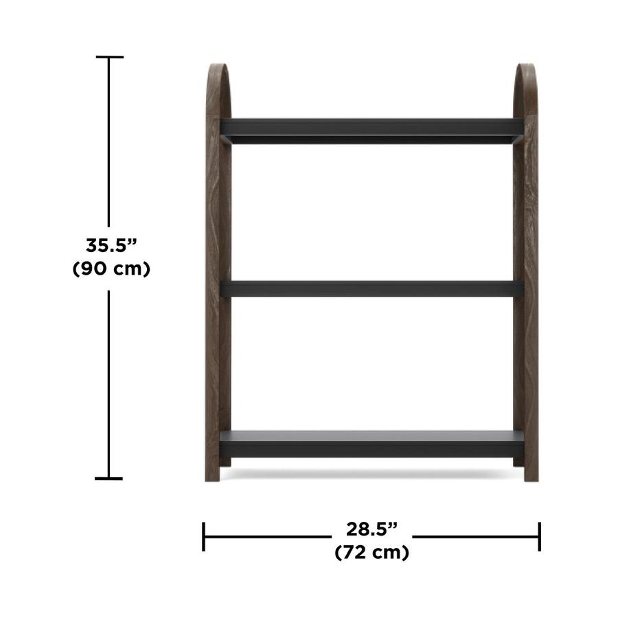 Umbra Bellwood 3 Tier Freestand Shelf Black/Walnut Black/Walnut