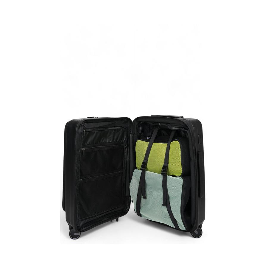 Samsonite Restackd 55cm Easy Access Carry-On Suitcase Black Black