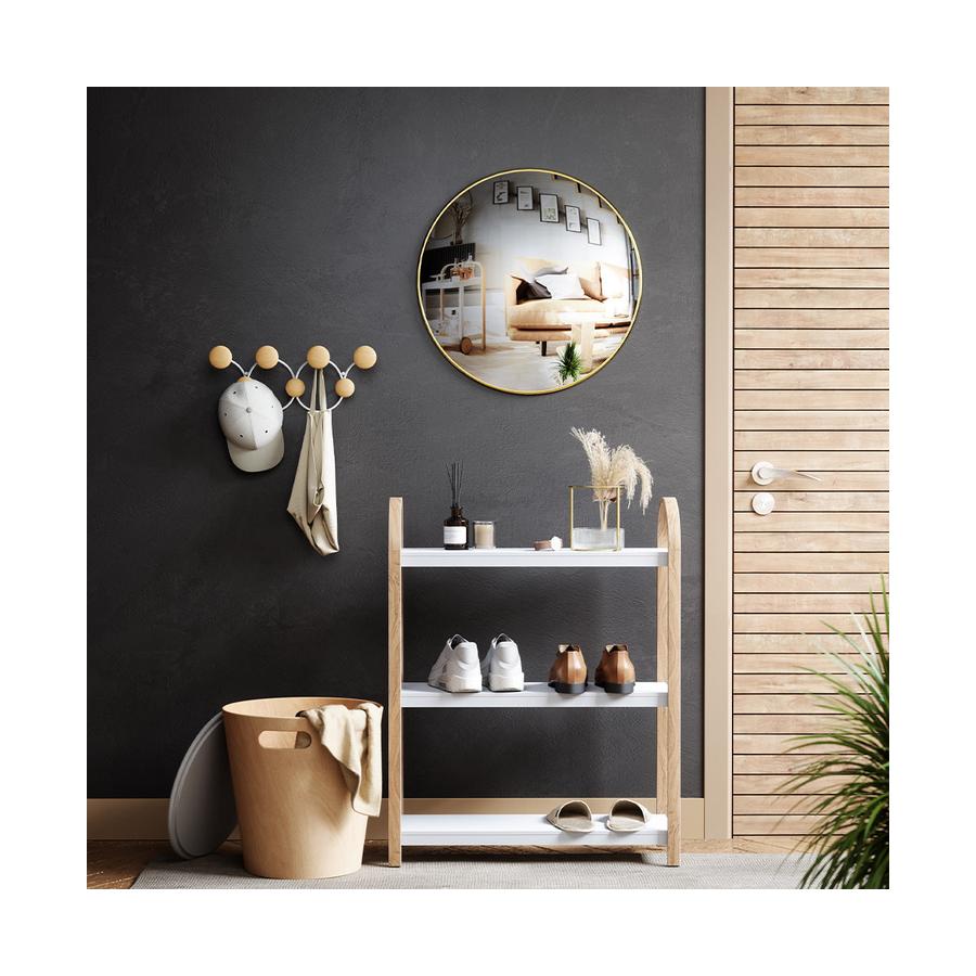 Umbra Bellwood 3 Tier Freestand Shelf White/Natural White/Natural