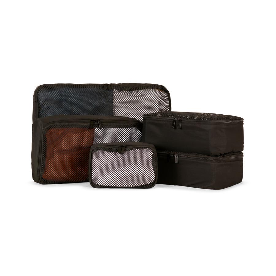 Explorer Large Arlo Packing Cube Set Black Black