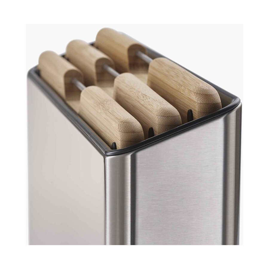 Joseph Joseph Folio Steel 3-Piece Chopping Board Set Bamboo Bamboo