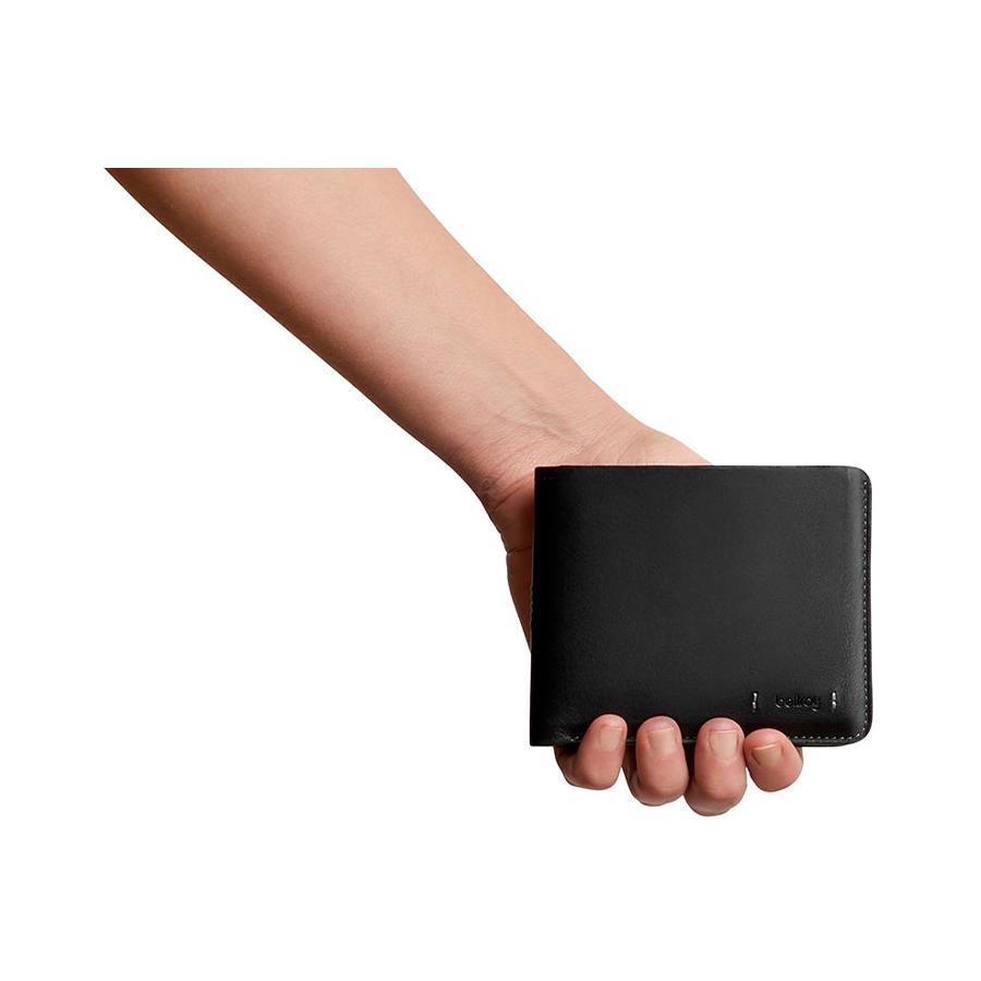 Bellroy RFID Hide & Seek LO Premium Leather Wallet Black Black