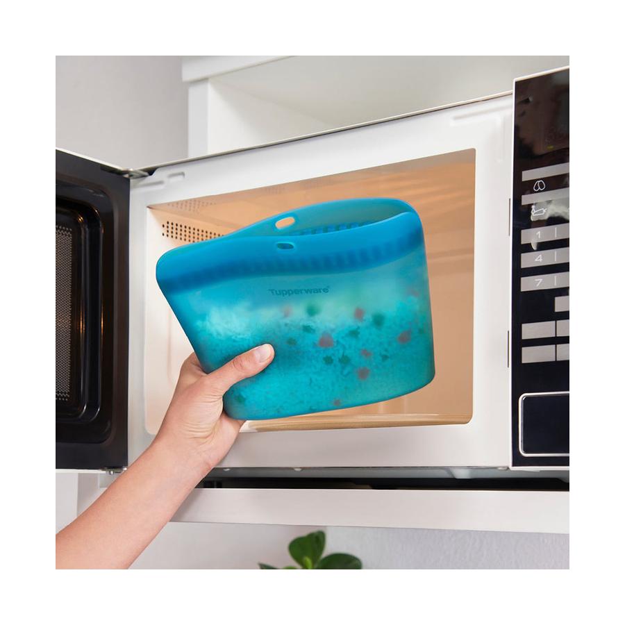 Tupperware Ultimate Silicone Bag Medium Green Green