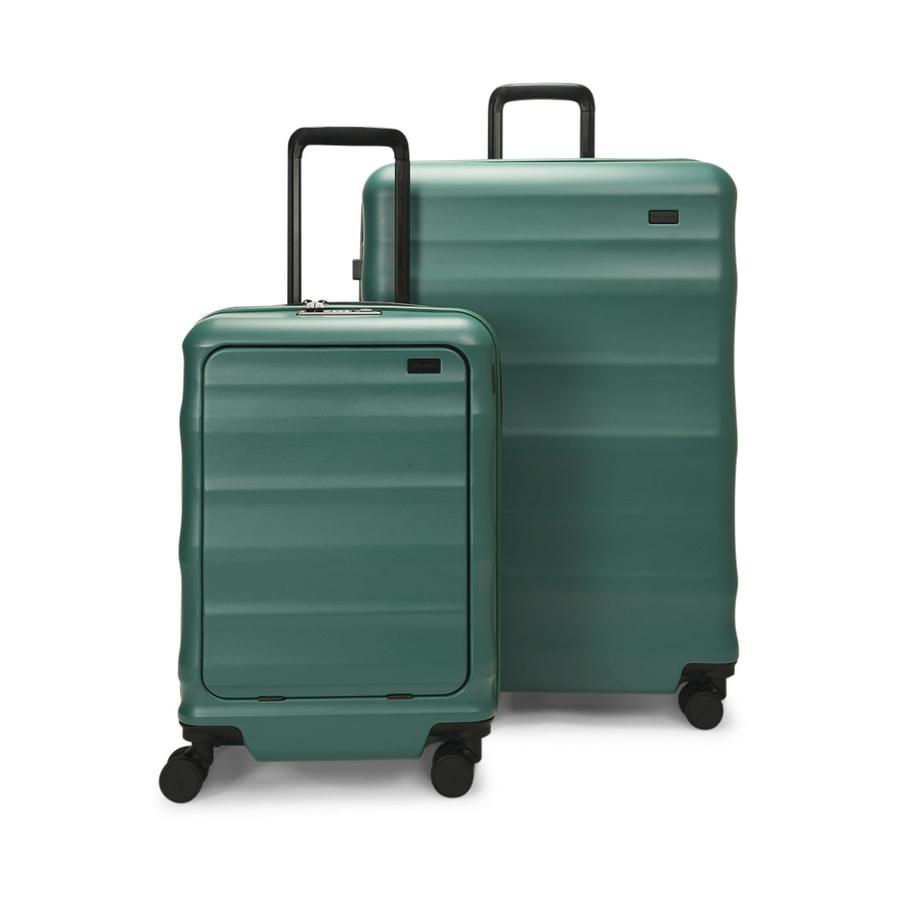 Explorer Luna-Air 55cm Front Access & 74cm Hardside Luggage Set Forest Green Forest Green