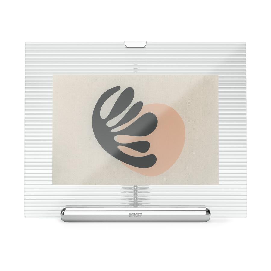Umbra Flute 10 x 15cm Picture Frame Chrome Chrome