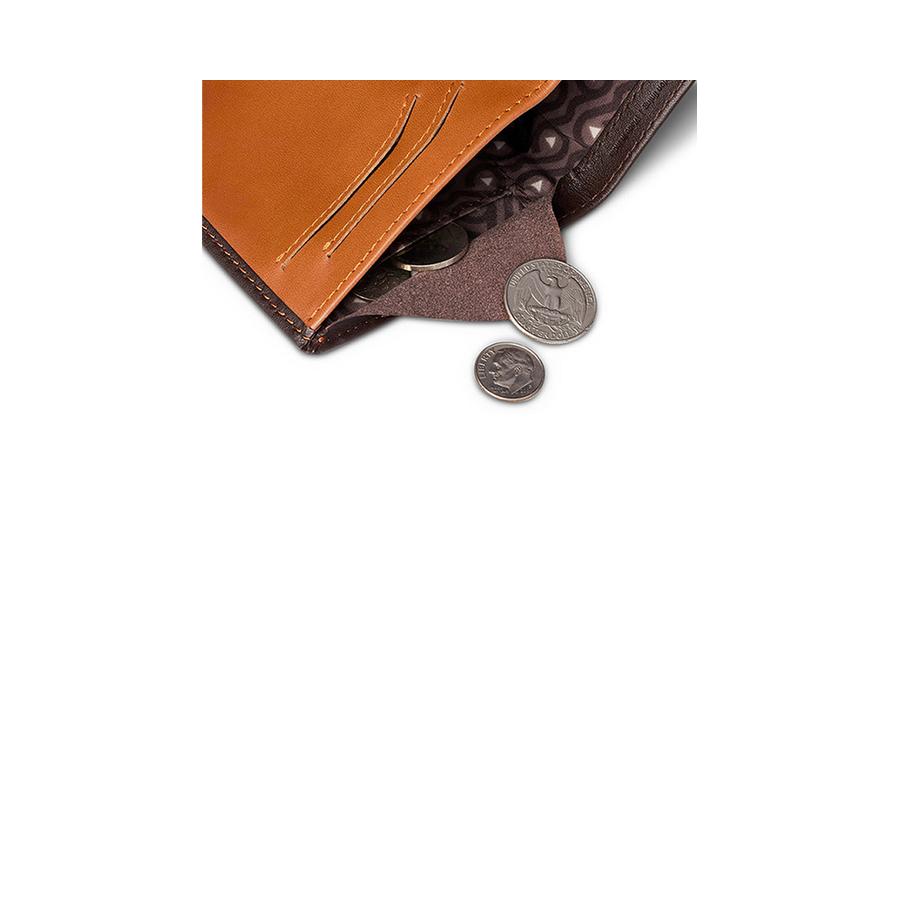 Bellroy RFID Note Sleeve Leather Wallet Java Caramel Java Caramel