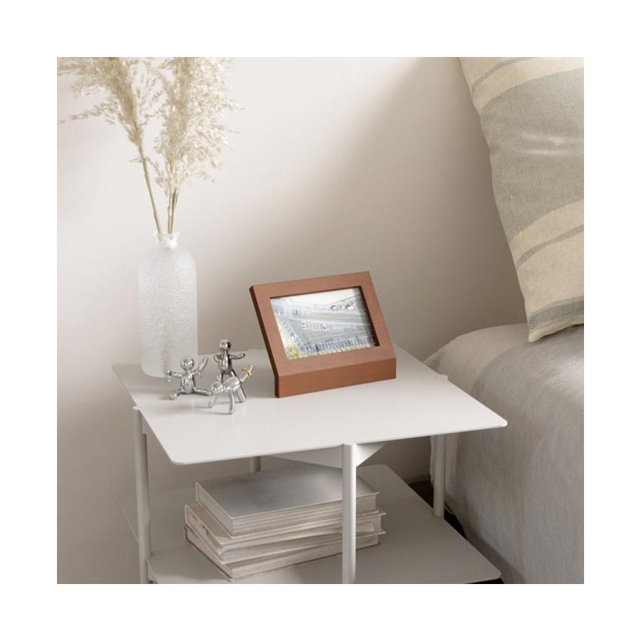 Umbra Podium Picture Frame (10cm x 15cm) Light Walnut Light Walnut