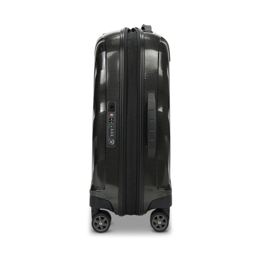 Samsonite C-Lite 55cm Exp CURV Carry-On Suitcase Black Black