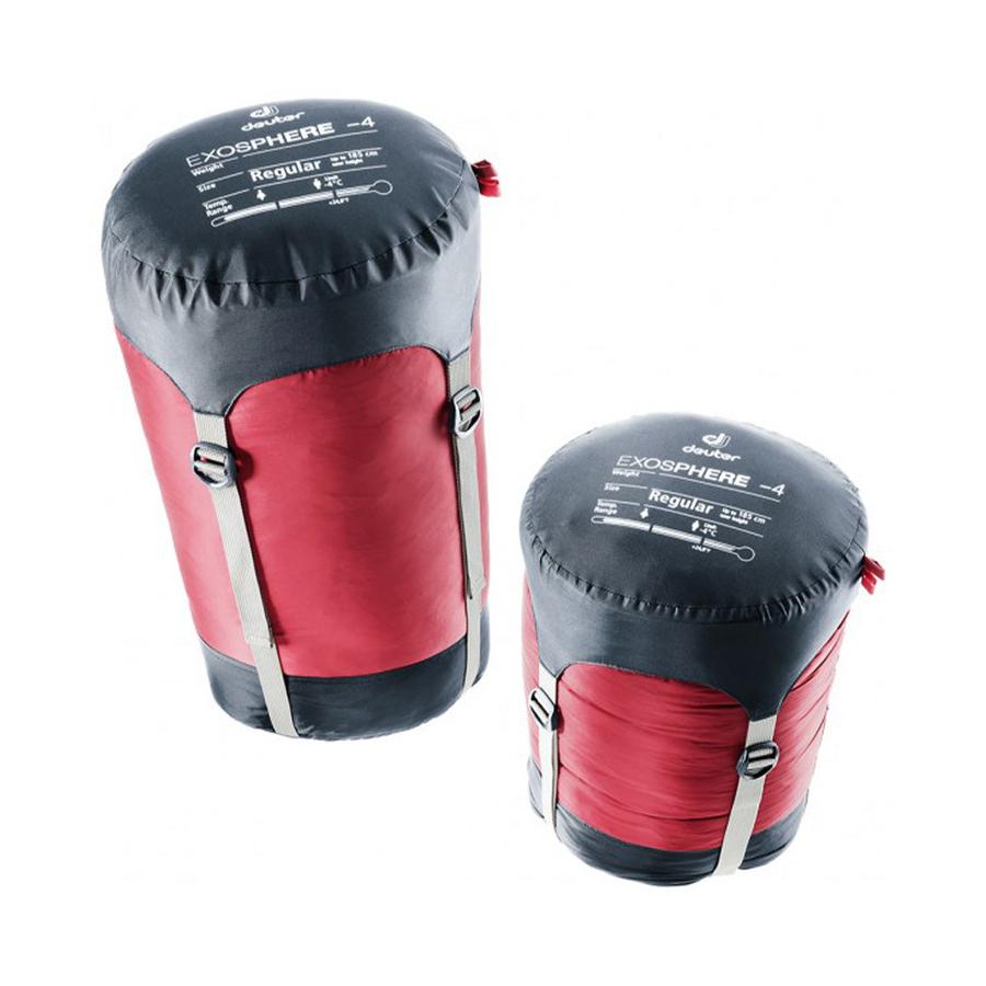 Deuter Exosphere -6° Left Zip Sleeping Bag Cranberry Fire Cranberry Fire