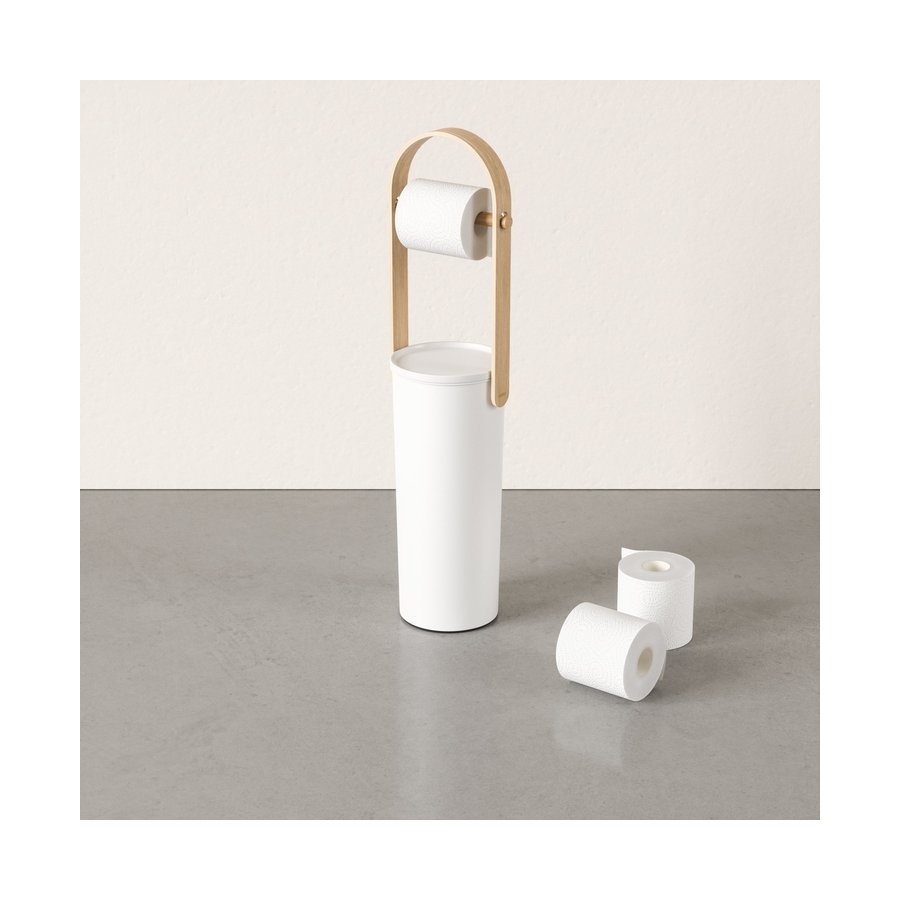 Umbra Bellwood Toilet Paper Holder & Reserve White/Natural White/Natural
