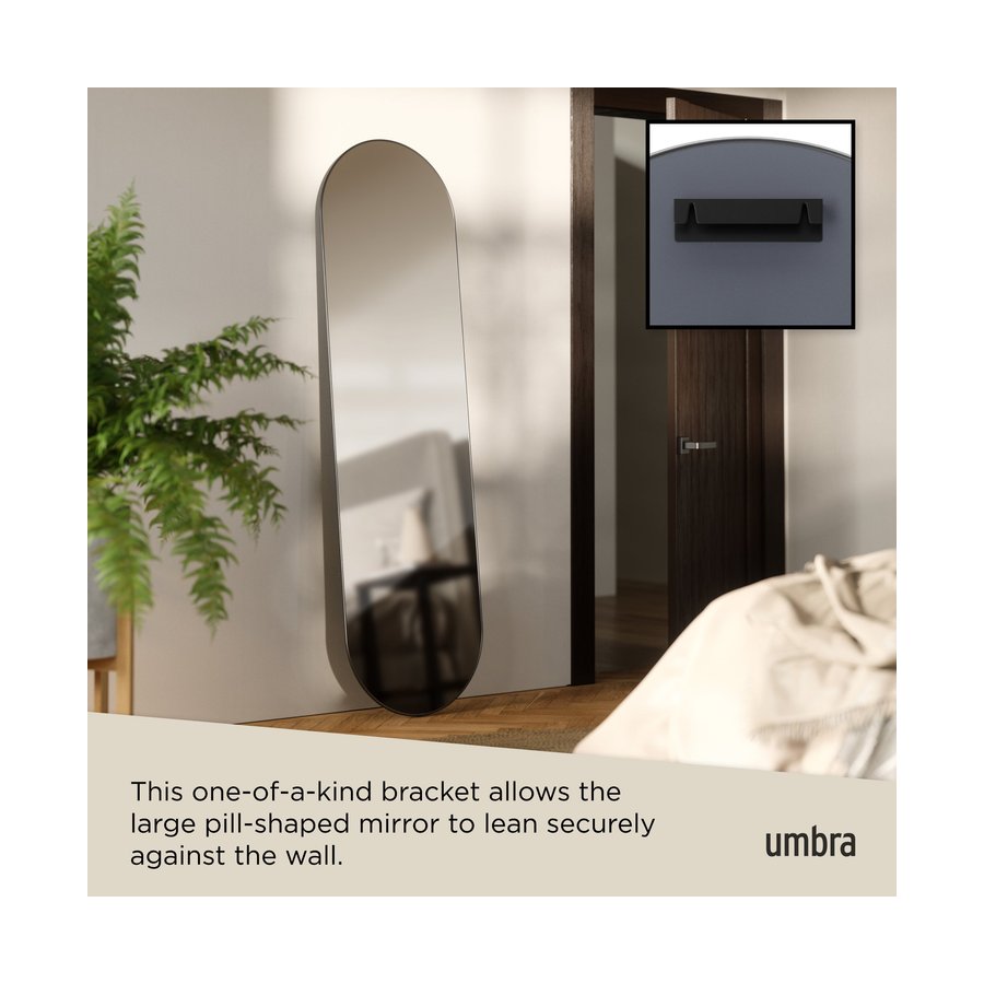 Umbra Hubba Pill Mirror (157cm x 46cm) Titanium Titanium