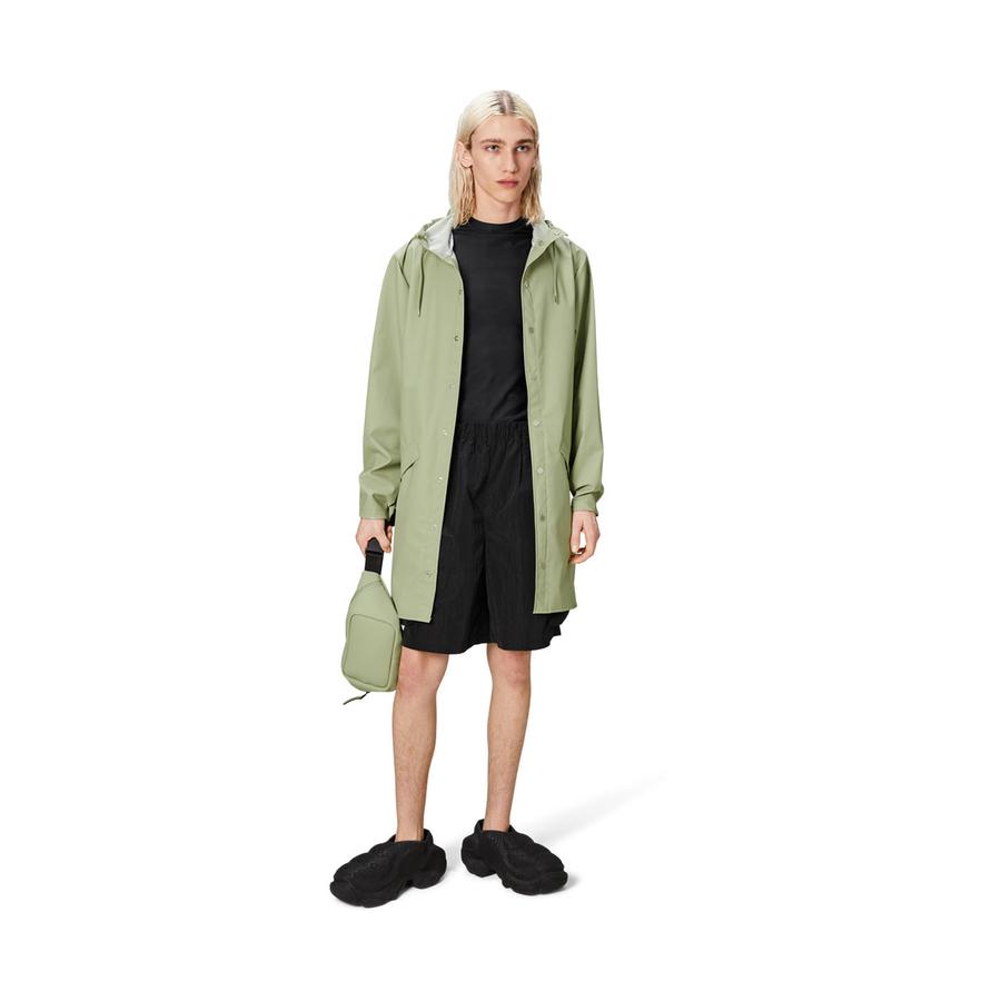 Rains Long Jacket Earth XL