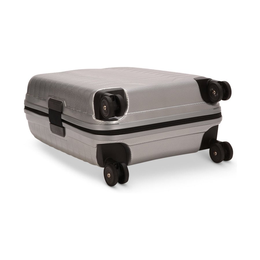 Samsonite Proxis 55cm Hardside Carry-On Suitcase Silver Silver