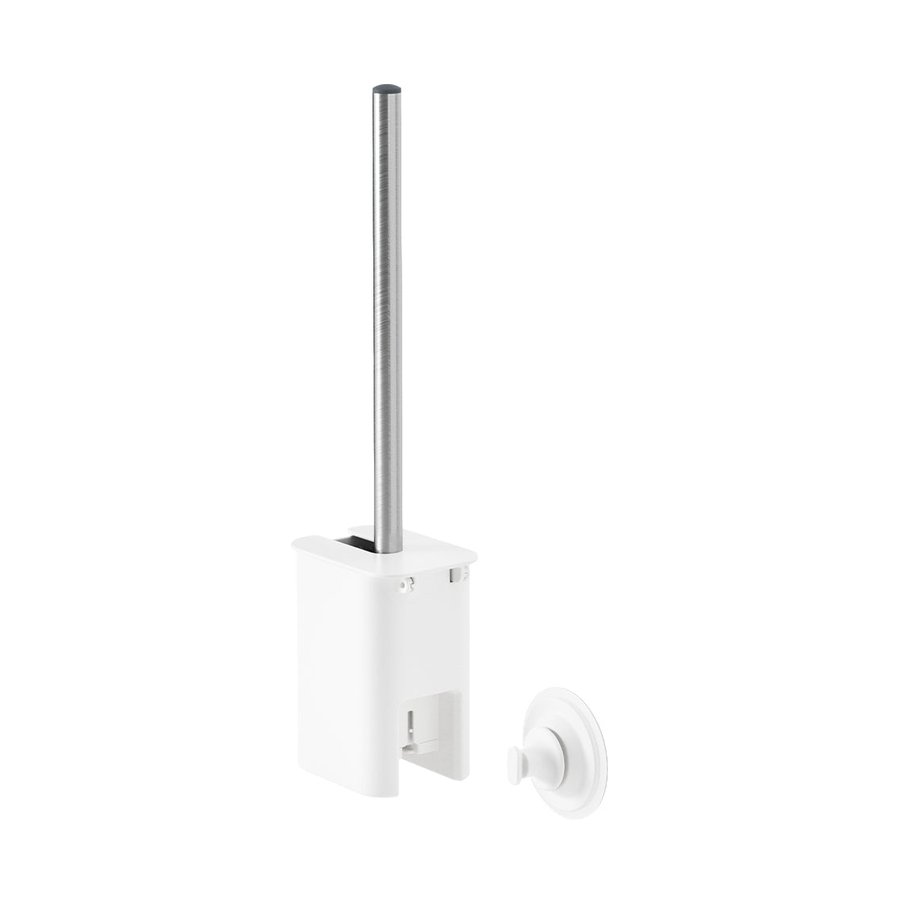 Umbra Flex Adhesive Toilet Brush & Holder White White