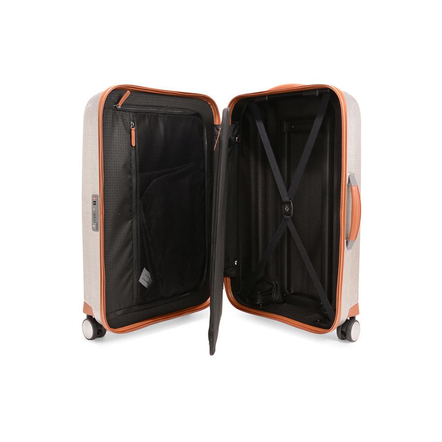 Samsonite Lite-Cube DLX 68cm CURV Spinner Suitcase Aluminium Aluminium