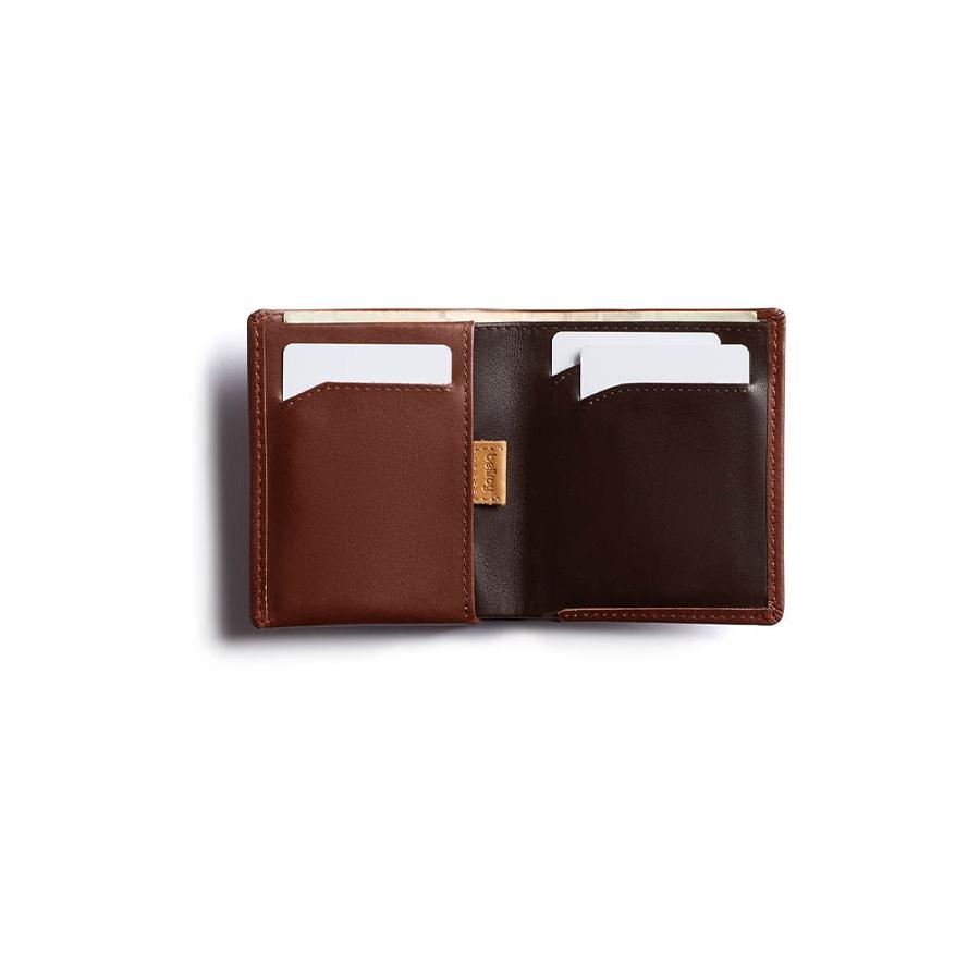 Bellroy RFID Note Sleeve Leather Wallet Cocoa Cocoa