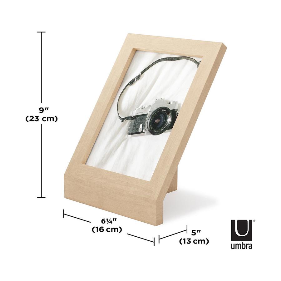 Umbra Podium Picture Frame (13cm x 18cm) Natural Natural