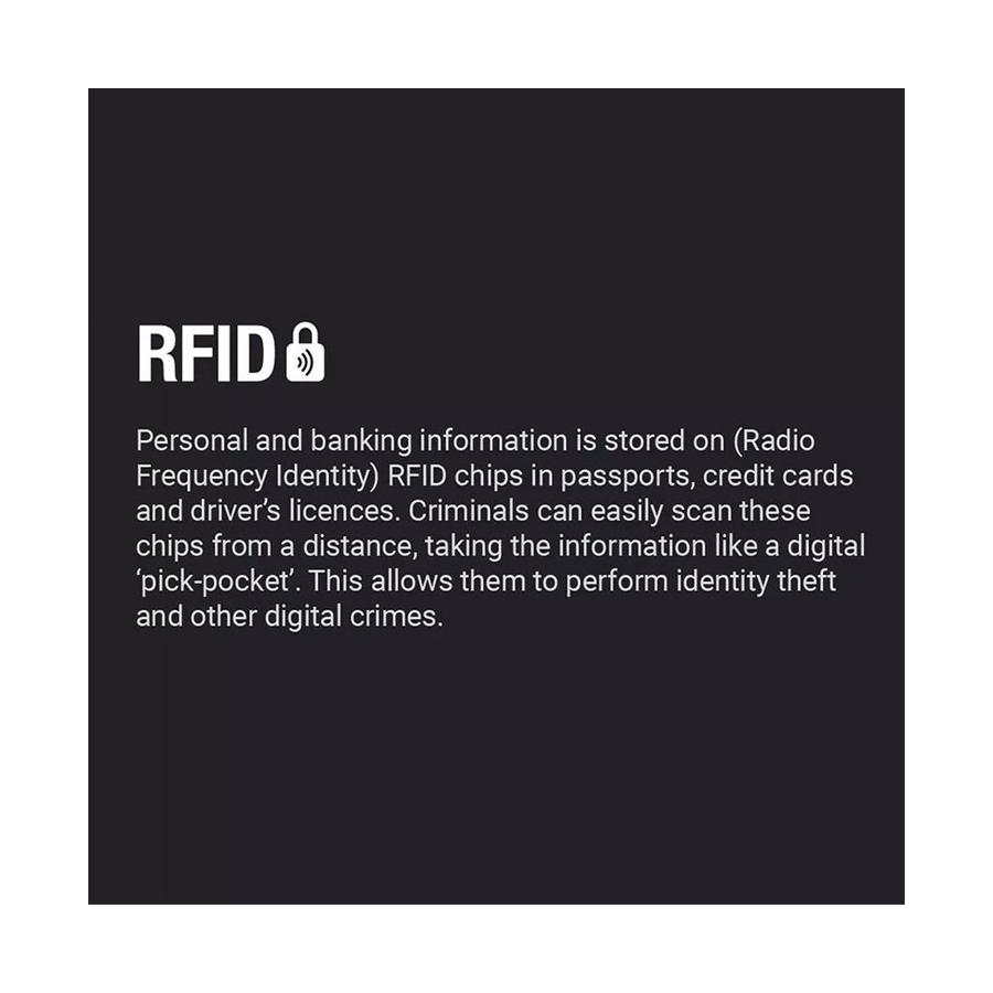 Go Travel Micro Wallet RFID Black Black