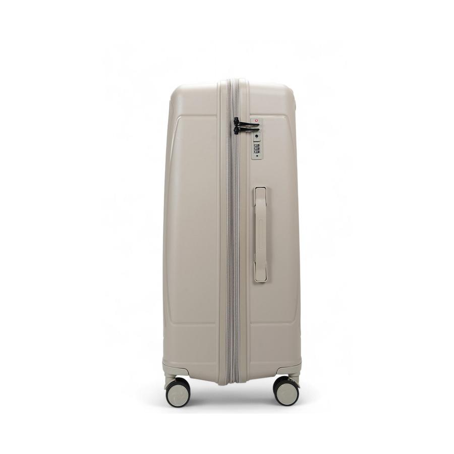 Nomad Quest 75cm Hardside Checked Suitcase Beige Beige