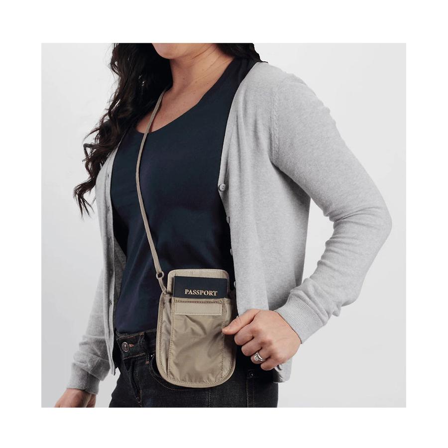 Eagle Creek RFID Blocker Neck Wallet Tan Tan