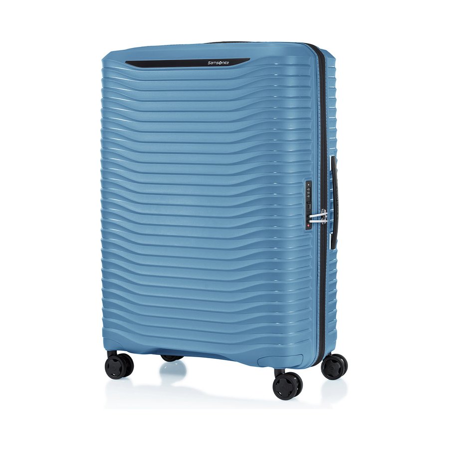 Samsonite Upscape 75cm Hardside Checked Suitcase Ocean Blue Ocean Blue