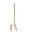Umbra Pillar Stool with Built-In Coat Rack White/Natural