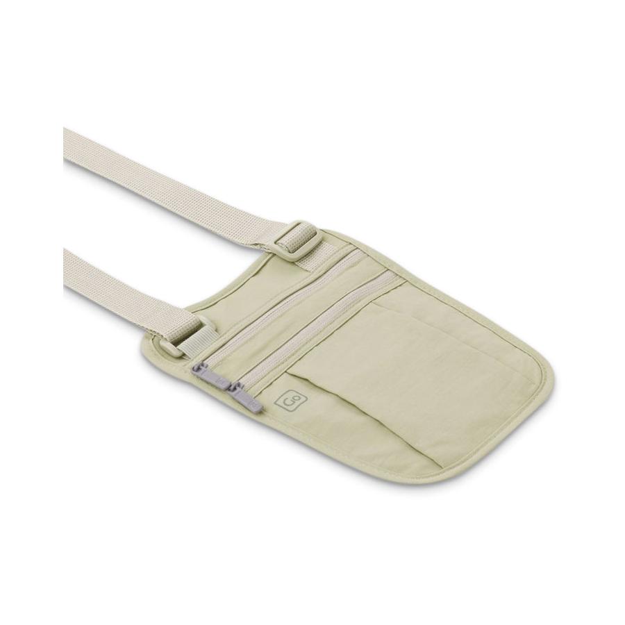 Go Travel Travel Shoulder Wallet Beige Beige