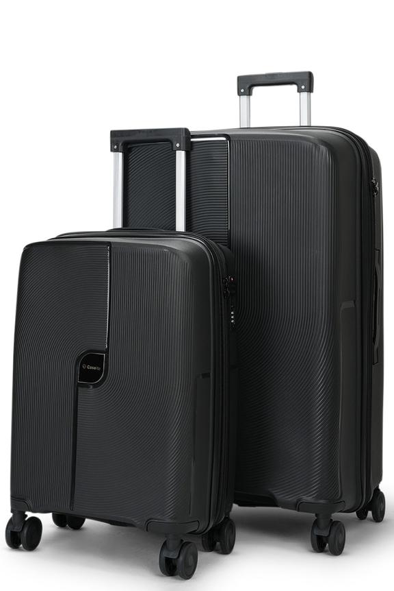 Caselite Aero 56cm & 75cm Hardside Luggage Set Black