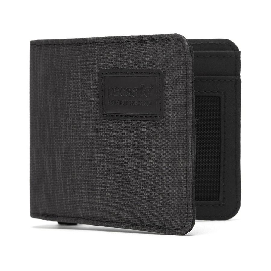 Pacsafe RFID Blocking Bifold Wallet Carbon Carbon