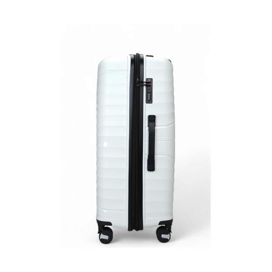 Nomad Aspire 75cm Hardside Checked Suitcase White White