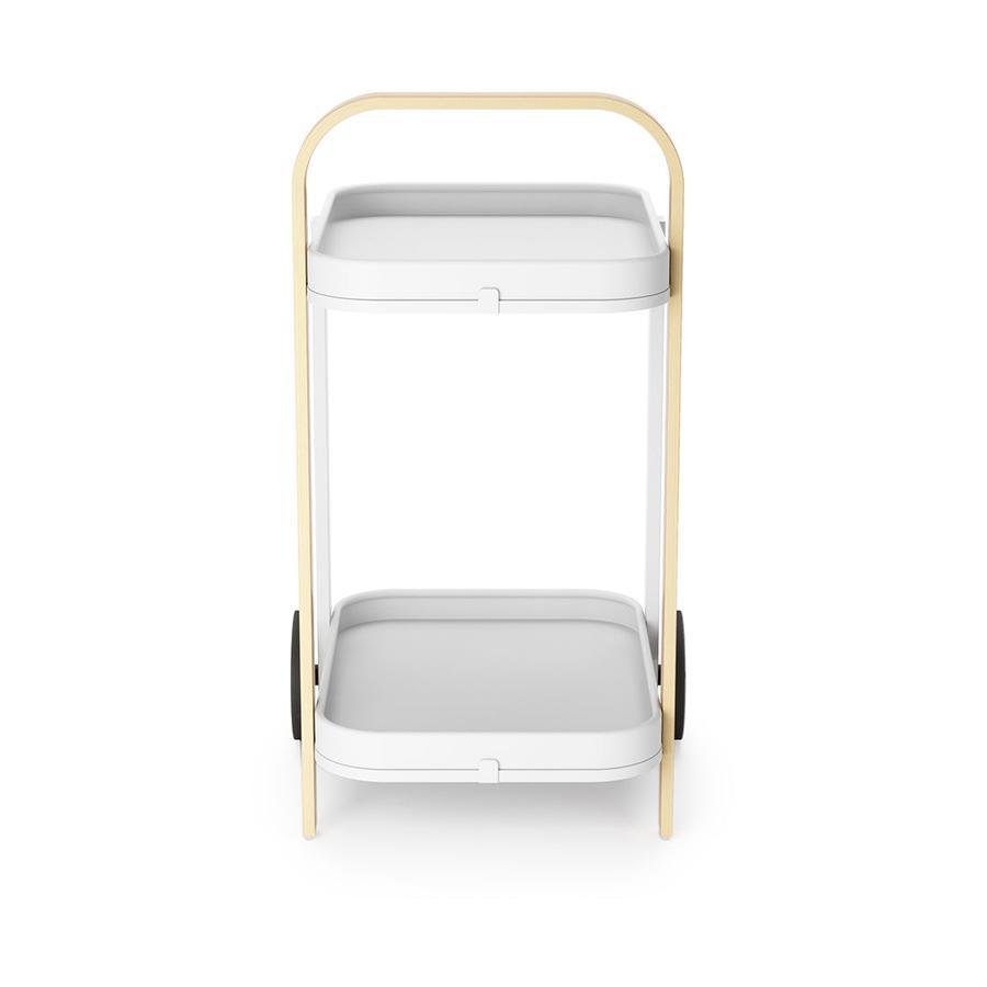 Umbra Bellwood Bar Serving Cart White/Natural White/Natural