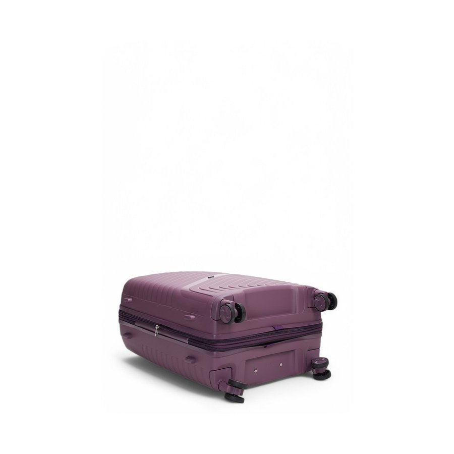 Nomad Journey 66cm Hardside Checked Suitcase Purple Purple