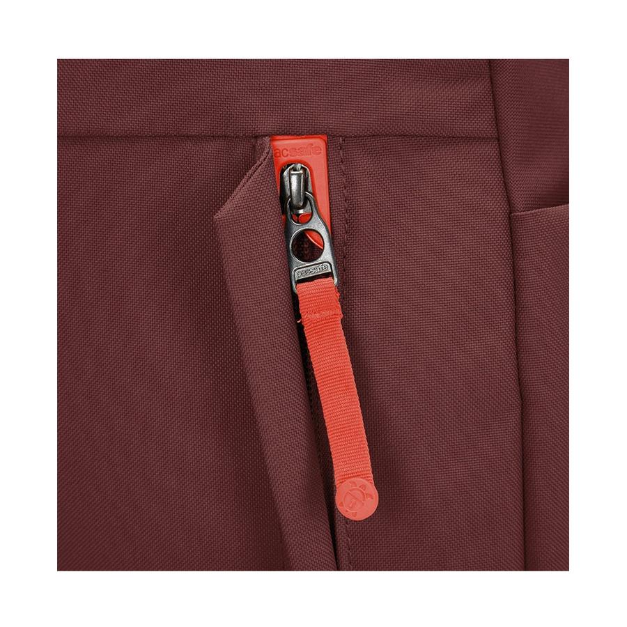 Pacsafe GO 15L Anti-Theft Recycled Backpack Garnet Red Garnet Red