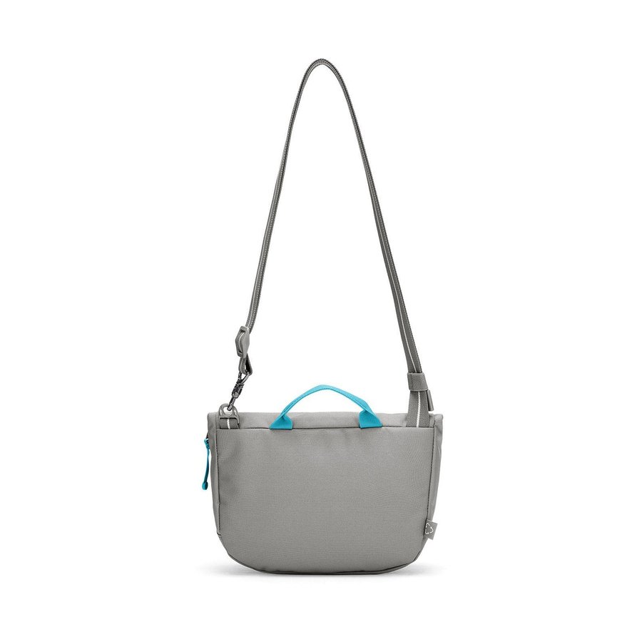 Pacsafe GO Anti-Theft Recycled Saddle Crossbody Bag Stone Stone