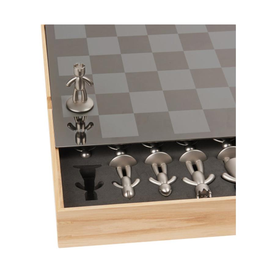 Umbra Buddy Chess Set Natural Natural