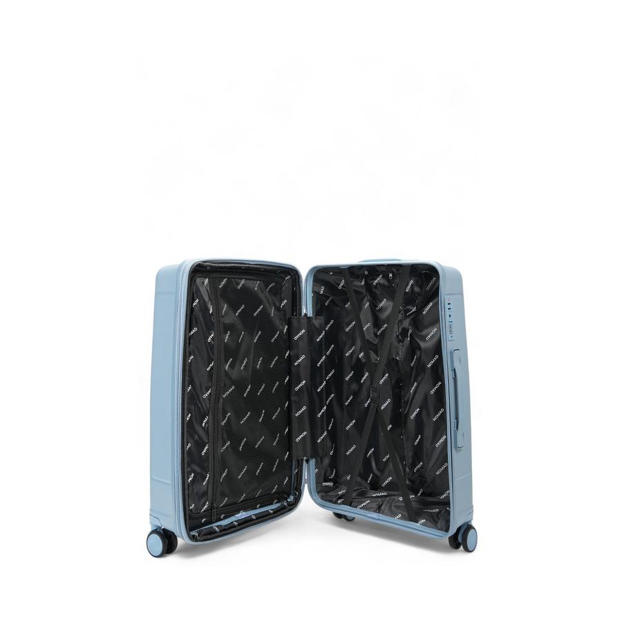 Nomad Quest 65cm Hardside Checked Suitcase Steel Blue Steel Blue