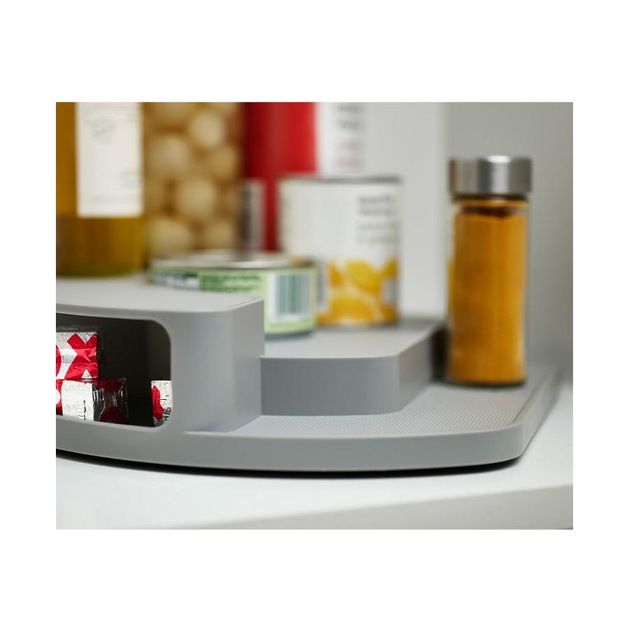 Joseph Joseph CupboardStore Rotating Organiser Grey Grey