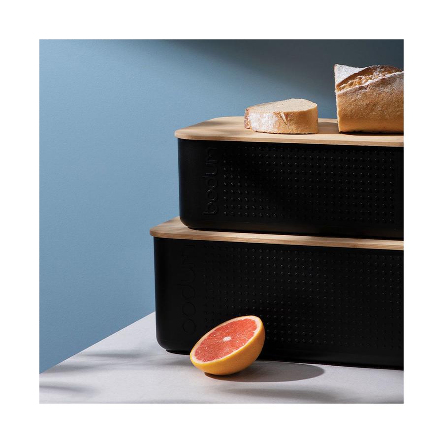 Bodum Bistro Bread Box Large Black Black