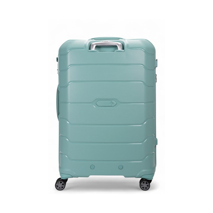 Samsonite Oc2lite 75cm Hardside Checked Suitcase Aqua Aqua