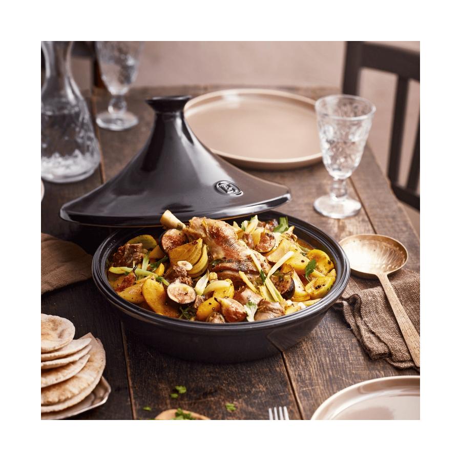 Emile Henry Tagine - 27cm Charcoal Charcoal