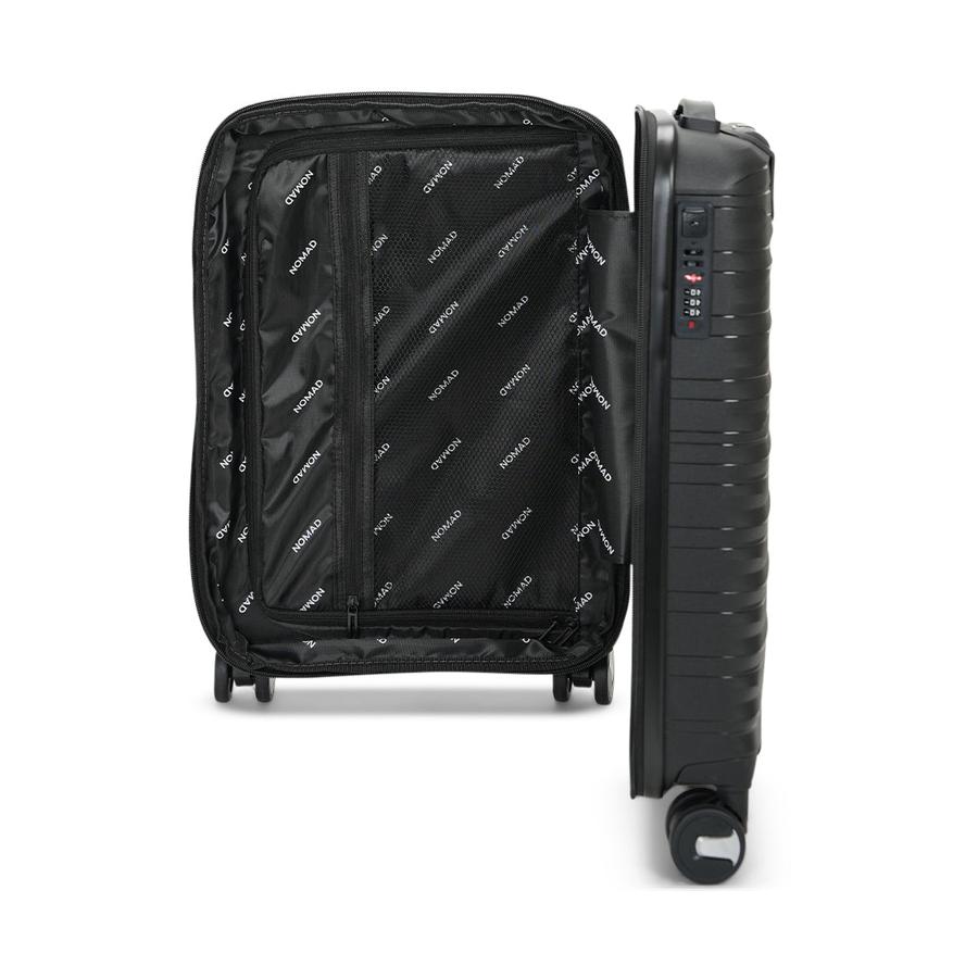 Nomad Discover 56cm Hardside Carry-On Suitcase Black Black