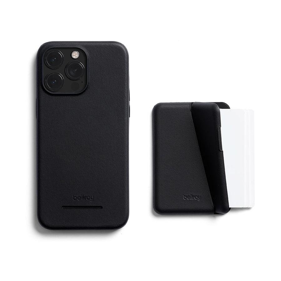 Bellroy iPhone 15 Pro Max Mod Phone Case + Wallet Black Black