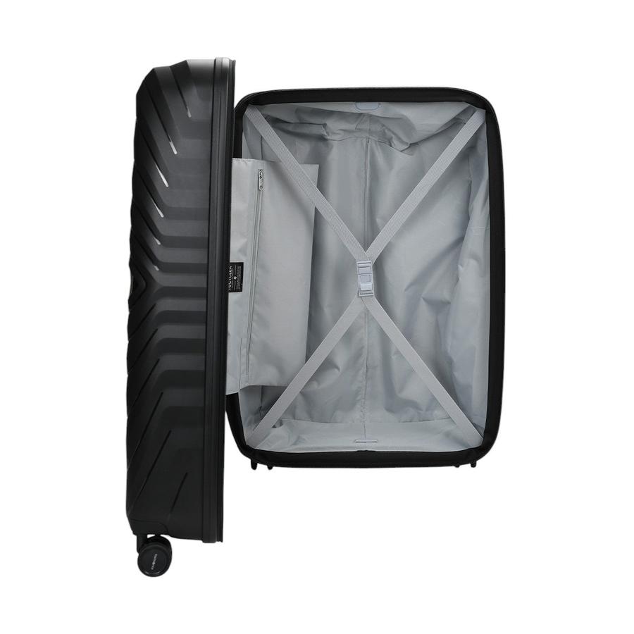 Samsonite Octolite Neo 81cm Hardside Checked Suitcase Black Black