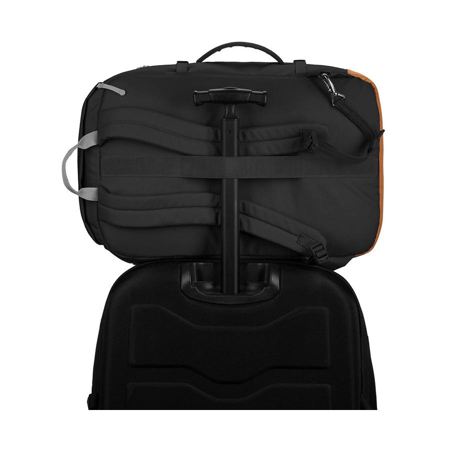 Pacsafe GO 44L Anti-Theft Recycled Carry-On Backpack Jet Black Jet Black