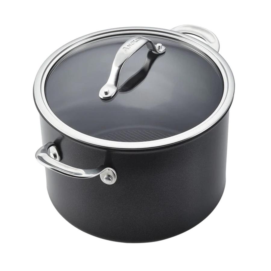 Anolon SearTech 10 Piece Cookware Set Black Black