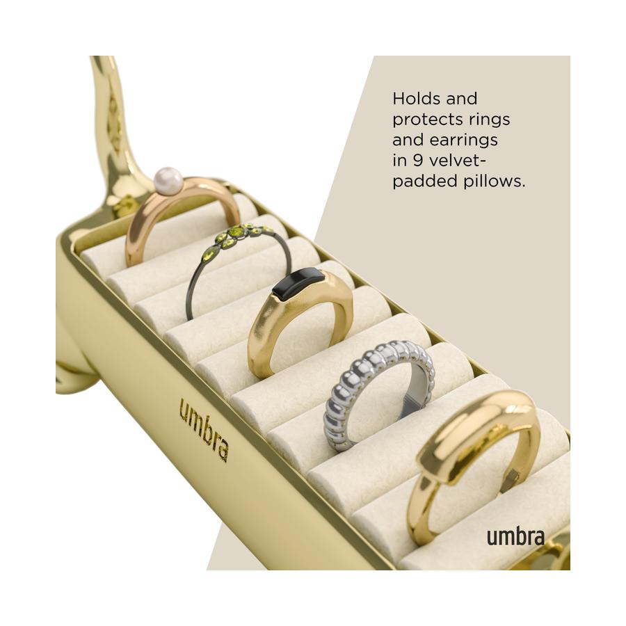 Umbra Ali Cat Ring Holder Brass Brass