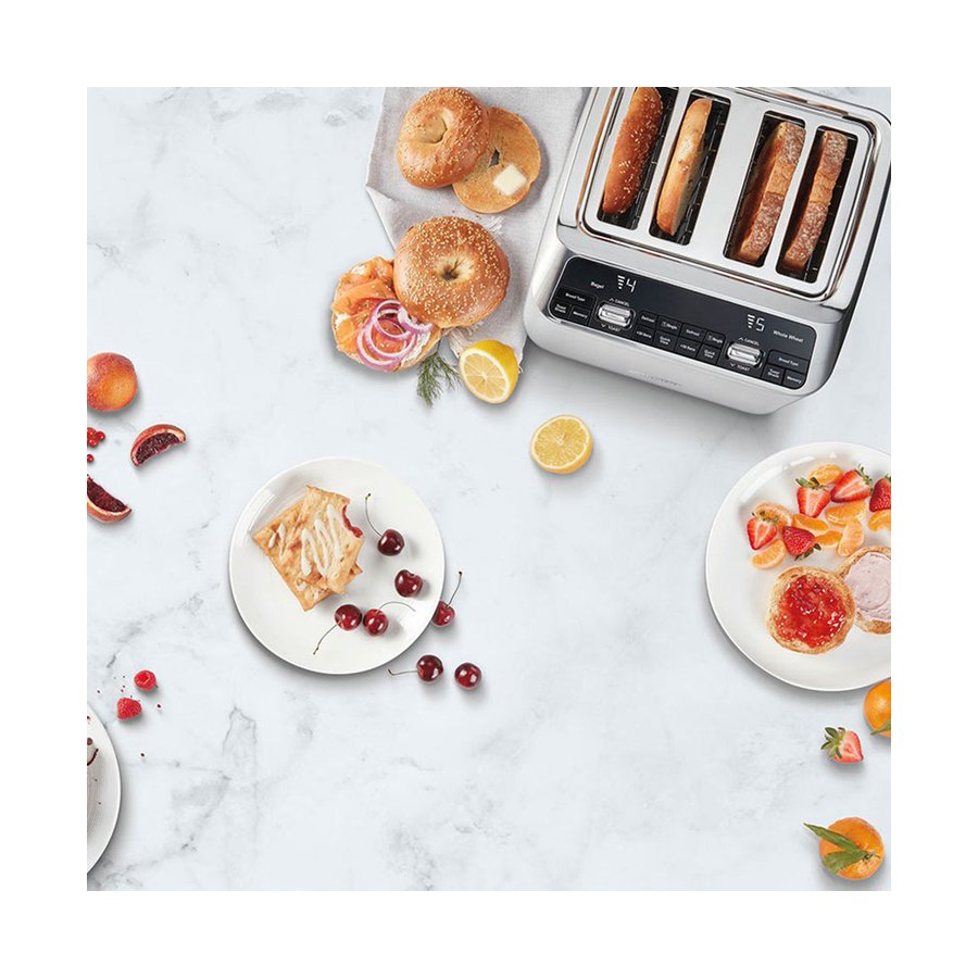 Cuisinart Signature Automated Digital 4 Slice Toaster Stainless Steel Stainless Steel