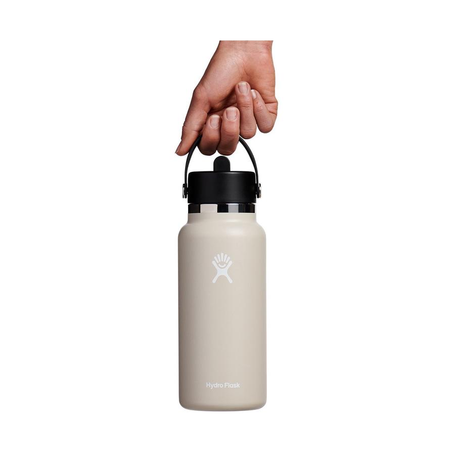 Hydro Flask 32oz (946ml) Wide Mouth w/ Flex Straw Cap Oat Oat