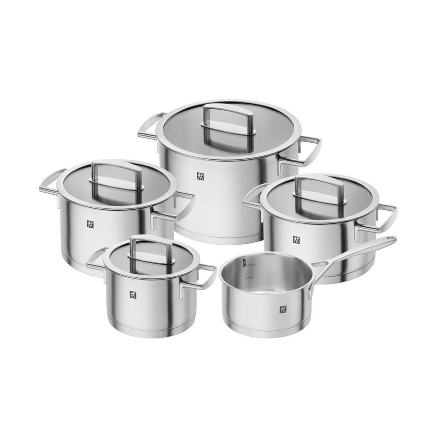 Zwilling Vitality 5 Piece Cookware Set Stainless Steel Stainless Steel